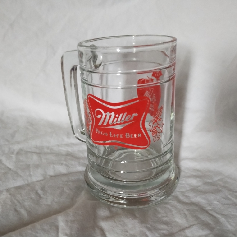 Vintage Miller High Life Beer Glass Mug Fall Fest 1984 Appleton WI Stein